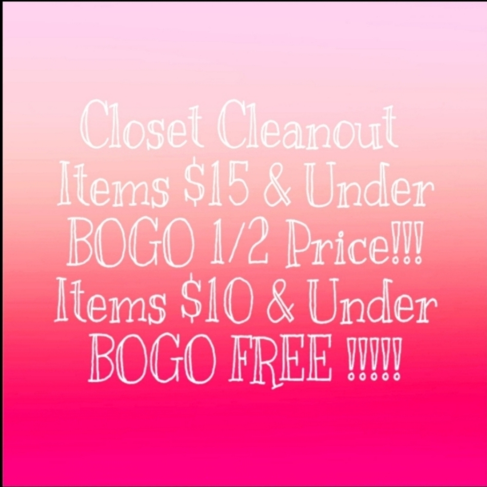 Closet Sale!!!